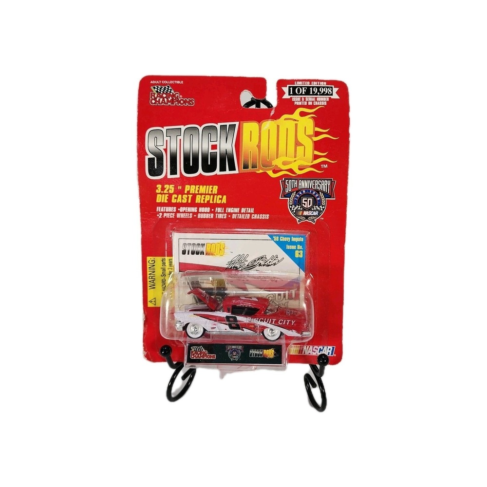 Racing Champions 1:64 Stock Rods , Hut Stricklin Circuit City '58 Impala IS 63